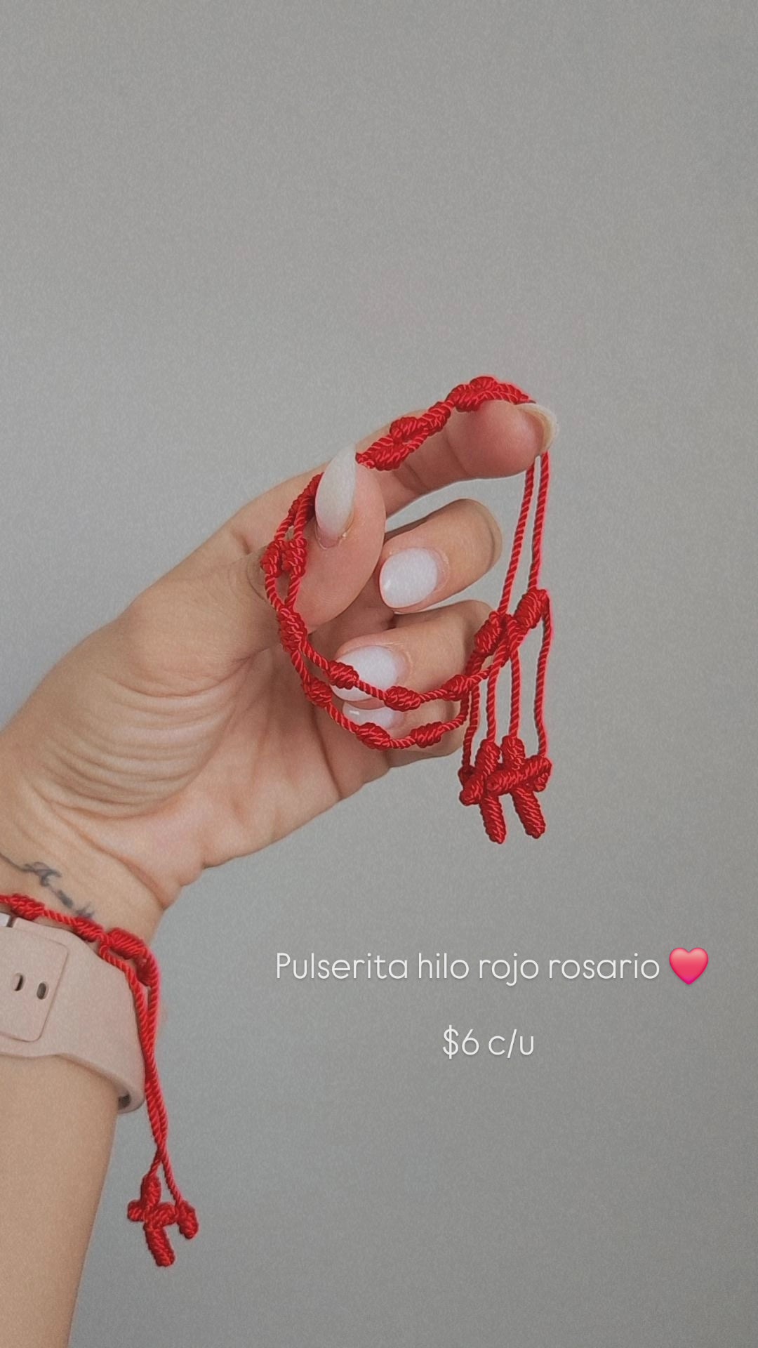 Rosario - Pulsera Ajustable