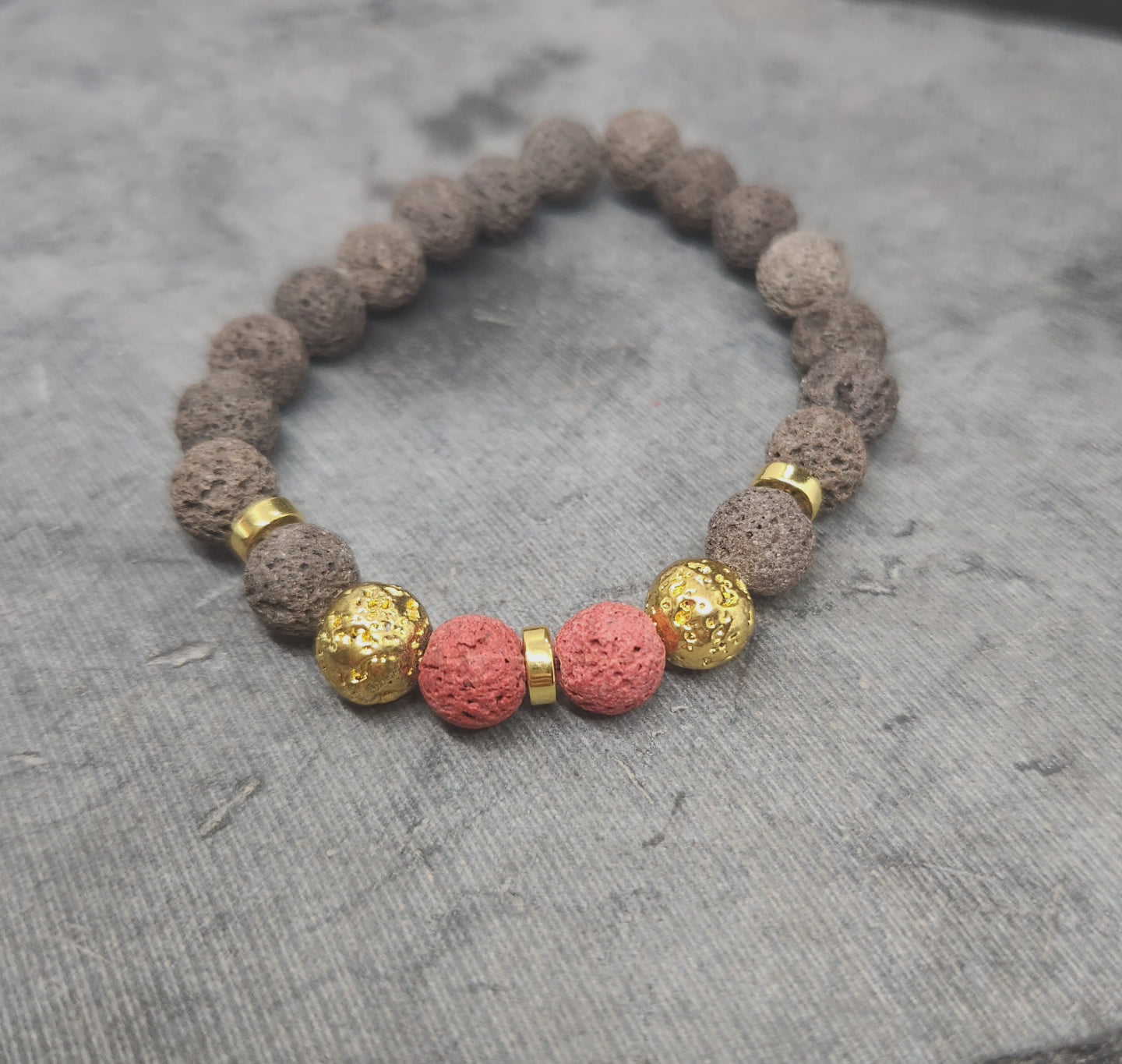 Gold Volcanic Bracelet